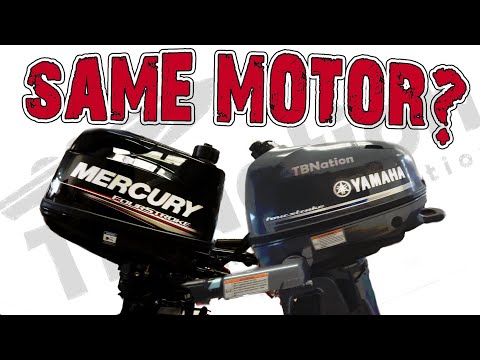 Portable outboards are EERILY SIMILAR! Mercury vs Yamaha Comparison.