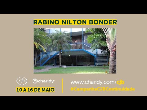 Campanha Charidy CJB  | Rabino Nilton Bonder