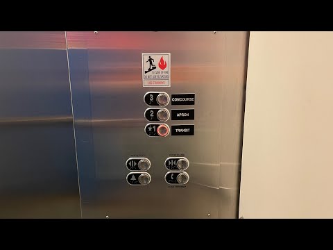 Schindler HXPress Modded Elevator (Car 39) at Pittsburgh International Airport, Moon Township, PA