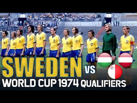 SWEDEN 🇸🇪 World Cup 1974 Qualification All Matches Highlights | Road to West Germany