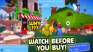NEW Premium Shop Review in Disney Dreamlight Valley. Another Clipping Issue. Are New Items Worth It?