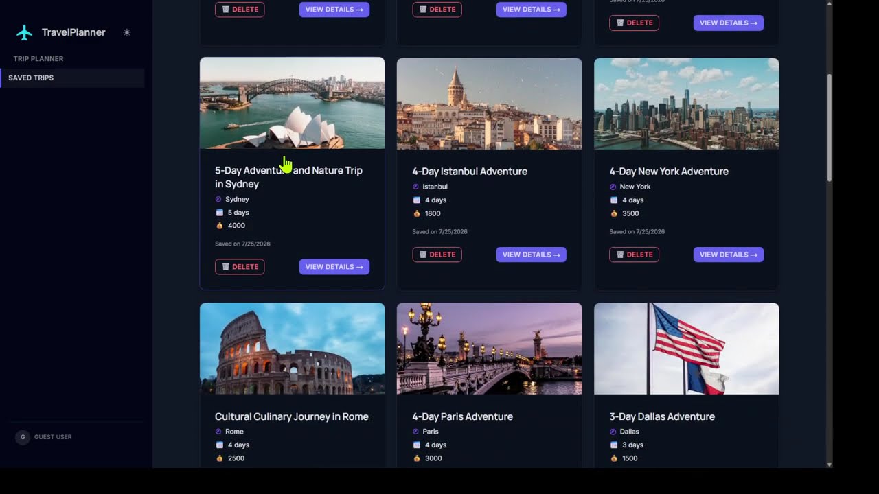 Agentic AI Travel Planner