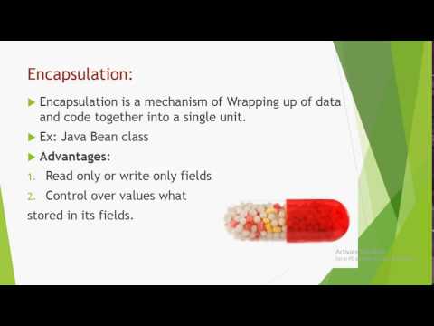 Core java basic concepts OOPS CONCEPTS -Encapsulation -5