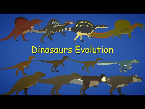 [~40K SUBS] Dinosaurs Reconstructions Evolution Special Animation (Stick Nodes)