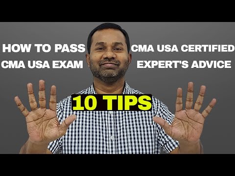 HOW TO PASS CMA USA EXAM WITHIN 1 YR  | IMA USA | CMA USA | EXAM TECHNIQUES | Commerce Specialist |