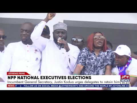 Incumbent General Secretary, Justin Kodua urges delegates to retain him.