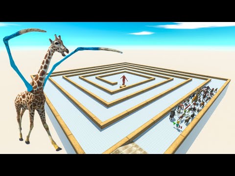 Escape From Giraffe - Last Survivor - Animal Revolt Battle Simulator
