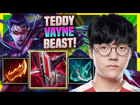 TEDDY IS A BEAST WITH VAYNE! - T1 Teddy Plays Vayne ADC vs Ezreal! | Season 11