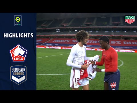 LOSC LILLE - FC GIRONDINS DE BORDEAUX (2 - 1) - Highlights - (LOSC - GdB) / 2020-2021