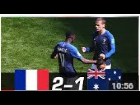 France vs Australia 2 1   All Goals & EXTENDED Highlights RÉSUMÉ & GOLES  From The Stands  2018 HD