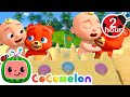 Happy And Sad At The Beach ️ CoComelon Animal Time Nursery Rhymes Kids Songs After School Club