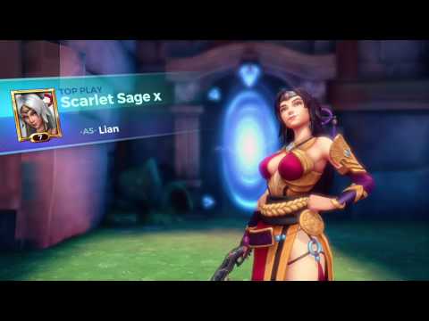 Paladins Beta-Lian Top Play-Competitive-Triple kill
