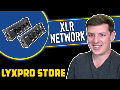 4 Channel XLR 3 Pin Multi Network Cable Breakout from LyxPro | Hacking Hollywood