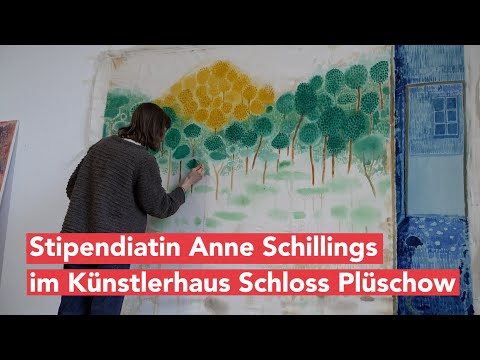 Fantastic worlds of color: Anne Schillings at the Künstlerhaus Schloss Plüschow