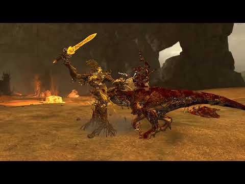 Kroq-Gar on Grymloq VS Durthu - Total War: Warhammer 2