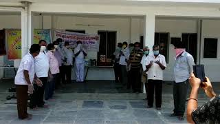 Covid 19 - Lunch served for 125 volunteers Everyday at Madhira, Khammam