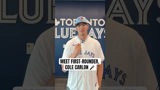 Get to know our First-Rounder, Cole Carlon ???????? #MLB #Toronto #BlueJays