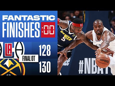 Final 1:44 WILD OT ENDING Clippers vs Nuggets 🔥🔥