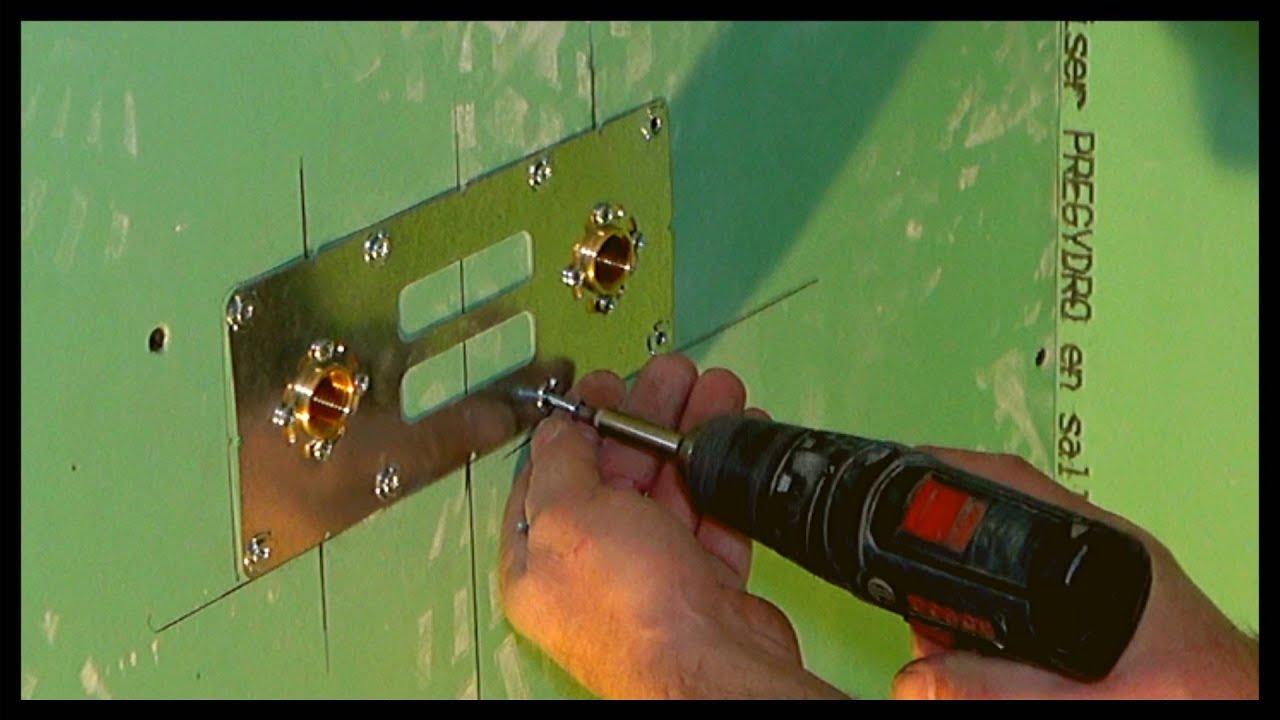 N 3 :  Pose Platine Douche et Plaque Wedi