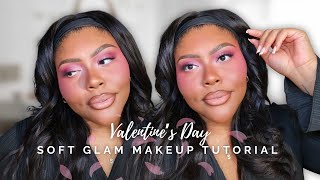 SOFT GLAM VALENTINE'S DAY MAKEUP TUTORIAL | DATE NIGHT APPROVED ♡