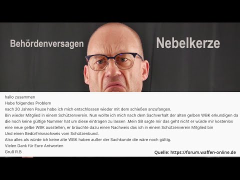 Bureaucratic failure or smokescreen? | Old yellow firearms license invalid?