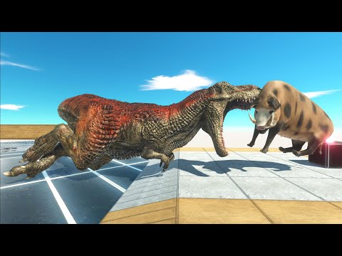 Run on Rotating Floor - Animal Revolt Battle Simulator