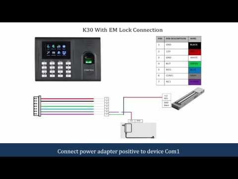 Essl K30 Pro Biometric Access Control Machine With Fingeprrint Scanning And Cardd Access System