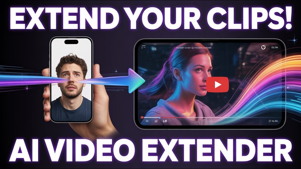 Extend Your Clips to Full Videos by AI Video Extender!