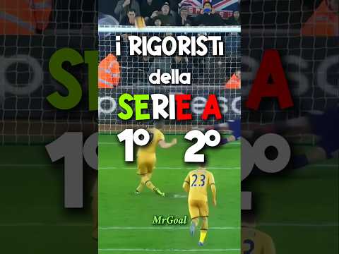 I rigoristi della Serie A Primi e Secondi! #fantacalcio #short #viral #mrgoal