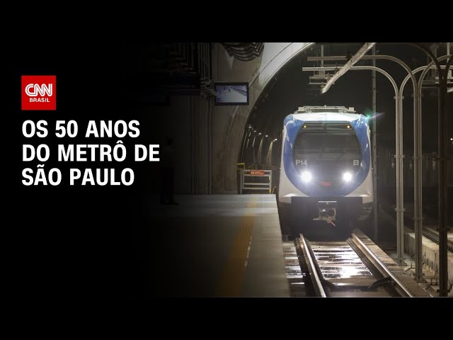 Os 50 anos do metrô de São Paulo | CNN PRIME TIME