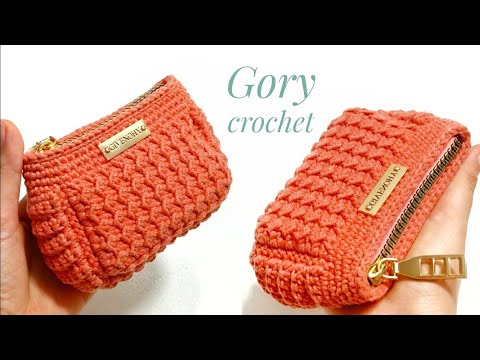 محفظه كروشيه موديل سهل وبسيط CROCHET Wallet