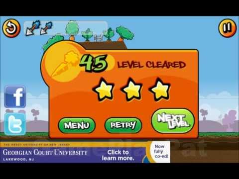 Bunny Shooter Level 45 World 1 - 3 Stars