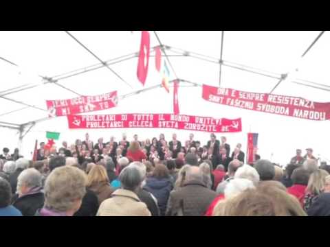 BELLA CIAO Hasta siempre Tržaški partizanski pevski zbor Pinko Tomažič/ Coro partigiano triestino P