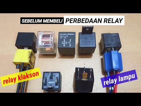 Relay Lampu | Relay Klakson | Relay 4 kaki dan Relay 5 kaki