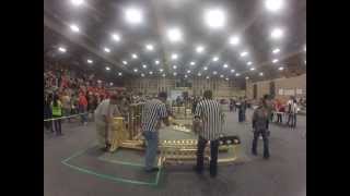 preview picture of video 'Lion's Pride BEST Robotics Hub Game Day Time-lapse Video - Commerce, TX - Oct. 26, 2013'