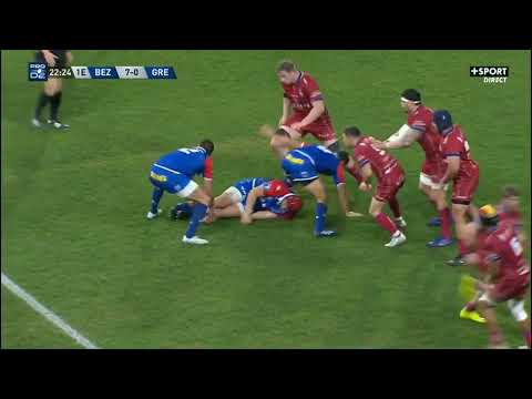 luka goginava highlights Béziers - grenoble 19-20