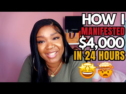 How I Manifested $4,000 in 24 Hours without a Job, Business, or Sales | Manifestation Success Story