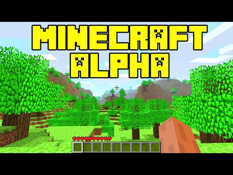 PROVO LA PRIMA VERSIONE DI MINECRAFT ITA! - MINECRAFT 1.0.0