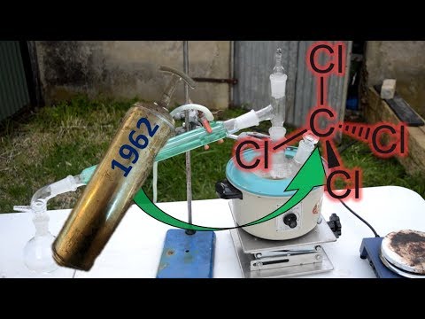 Illegal Chemical from a Vintage 1960s Extinguisher