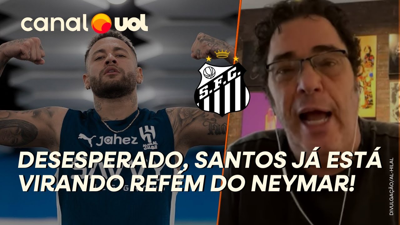 SANTOS JÁ ESTÁ VIRANDO REFÉM DO NEYMAR, ISSO É PERIGOSO! DIZ CASAGRANDE
