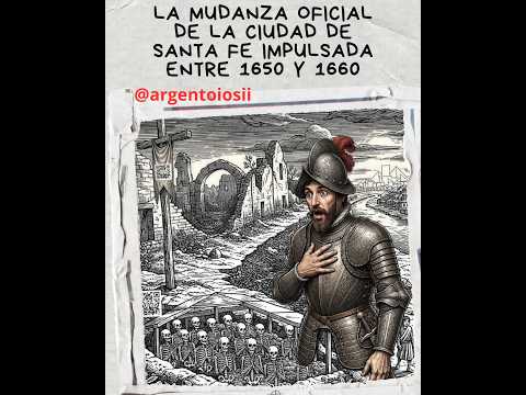 la mudanza oficial de la ciudad de Santa Fe impulsada entre 1650 y 1660