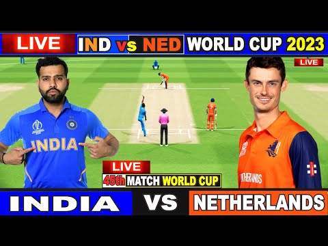 Live: IND Vs NED, ICC World Cup 2023 | Live Match Centre | India Vs Netherlands | 2nd Innings