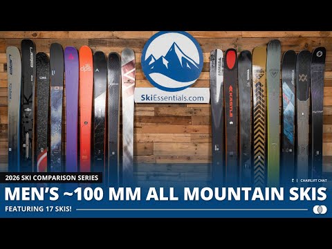 2026 100 mm All-Mountain Ski Comparison with SkiEssentials