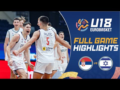 Semi-Finals: Serbia 🇷🇸 vs Israel 🇮🇱 | Highlights | FIBA U18 EuroBasket 2024