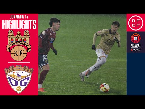 Resumen #PrimeraFederación | Pontevedra CF 1-1 CD Guadalajara | Jornada 14 | Temporada 2025/26