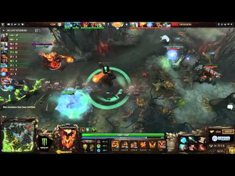 Invasion eSports vs Can't Say Wips Game 1 - TI5 SEA Qualifier - @durkadota @LuminousInverse