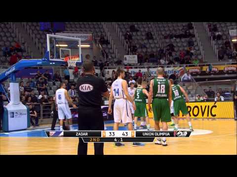 ABA Liga 2014/15, Round 07 match: Zadar - Union Olimpija
