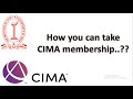 CMA CIMA CMA DIRECT ENTRY IN CIMA CIMA EXEMPTION CIMA ADMISSION PROCESS CIMA FEES