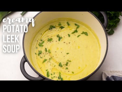 Creamy Potato and Leek Soup | The Recipe Rebel