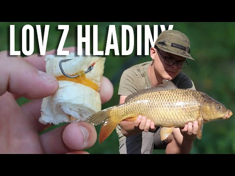 Lov na MLASKAČKU | Kapři z hladiny | Vychytávka na mlaskačku